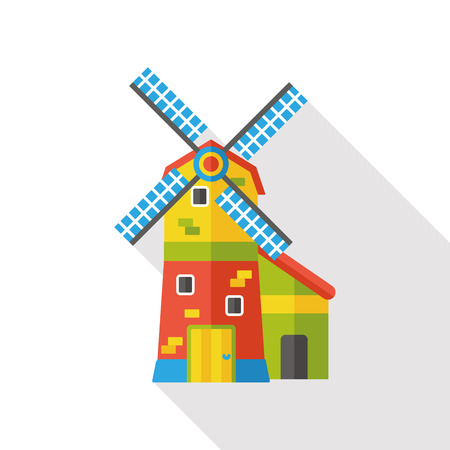 warehouse flat iconのイラスト素材