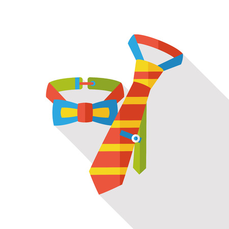 tie flat iconのイラスト素材
