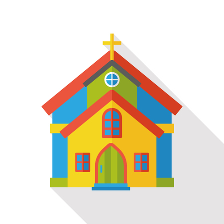 church flat iconのイラスト素材