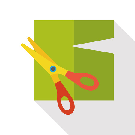 scissors stationery flat iconのイラスト素材