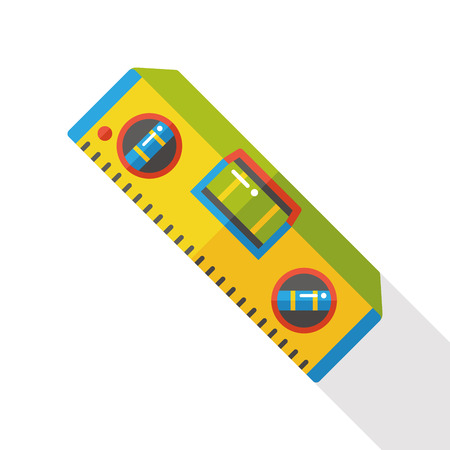 Level meter tool flat iconのイラスト素材