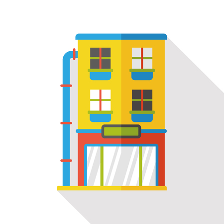 shop store flat iconのイラスト素材