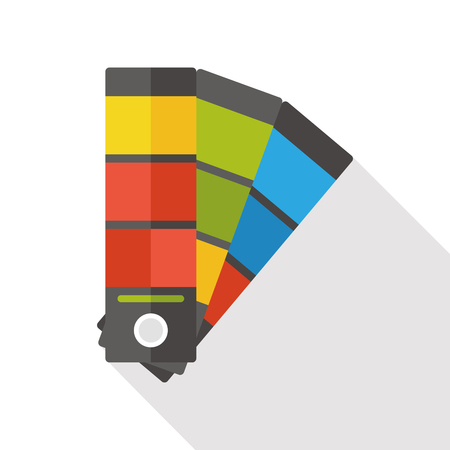 color card flat iconのイラスト素材
