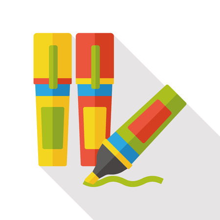Correction Fluid flat iconのイラスト素材