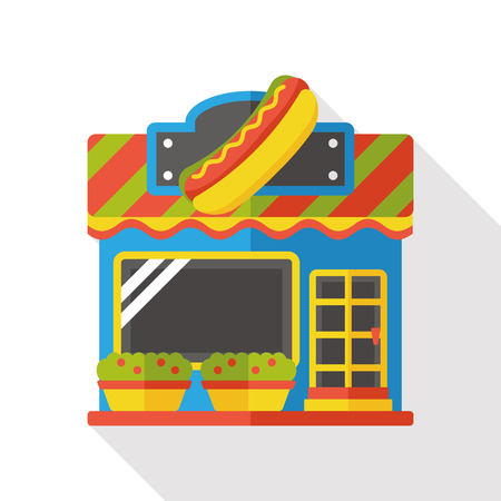 shop store flat iconのイラスト素材