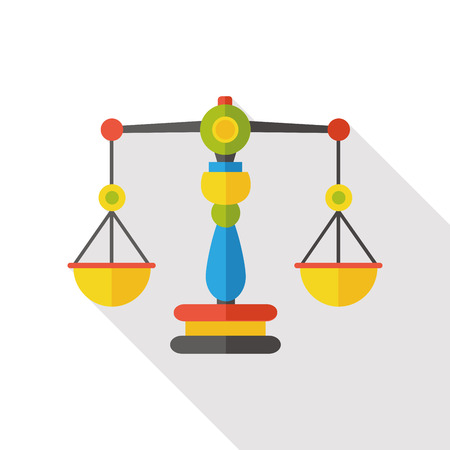 Balance level flat iconのイラスト素材