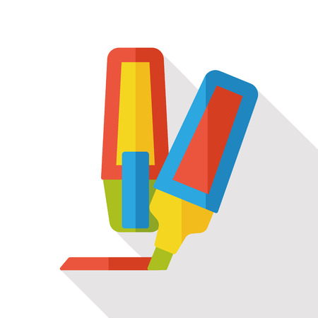 Correction Fluid flat iconのイラスト素材