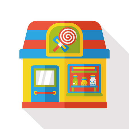 shop store flat iconのイラスト素材
