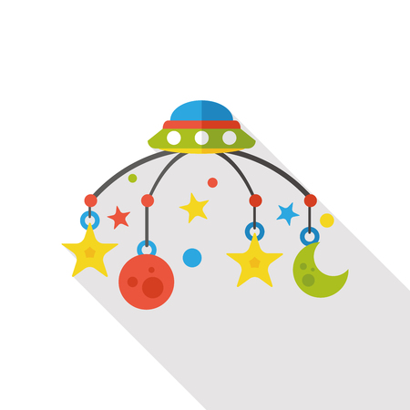 baby hanging flat iconのイラスト素材