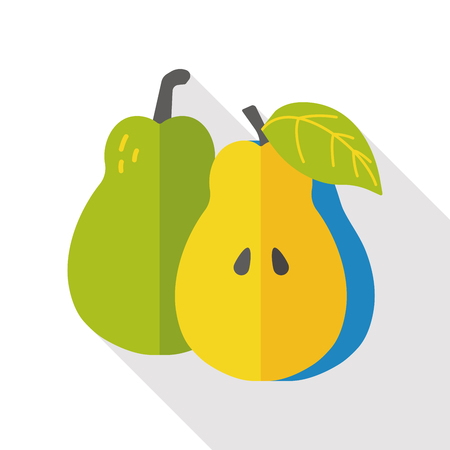 guava fruits flat iconのイラスト素材