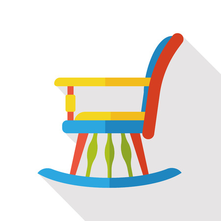 chair furniture flat iconのイラスト素材