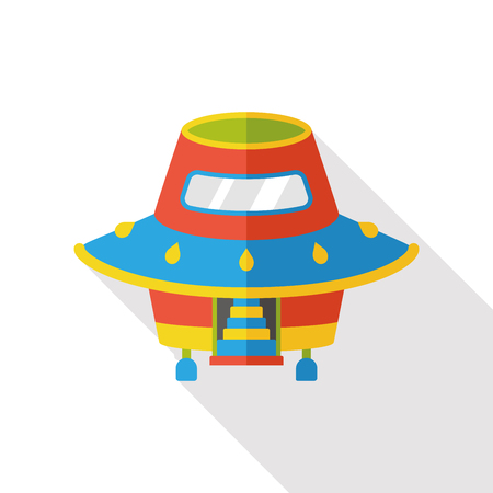 Space machine robot flat iconのイラスト素材