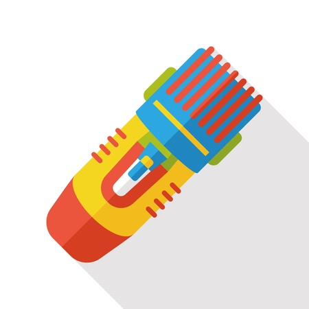 Shavers electric flat iconのイラスト素材