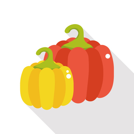 vegetable pumpkin flat iconのイラスト素材