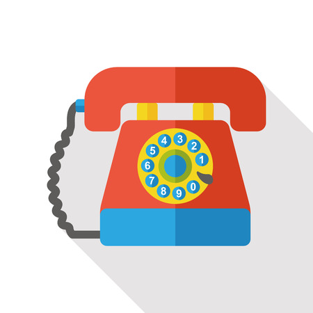 appliance phone flat iconのイラスト素材
