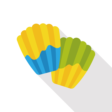 food cake flat iconのイラスト素材