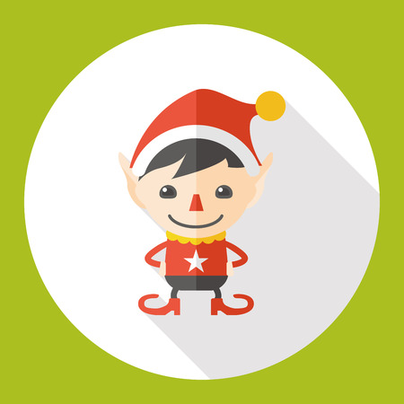 elf flat iconのイラスト素材