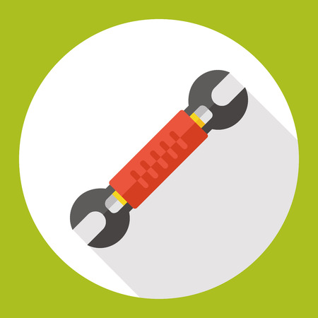 computer tool flat iconのイラスト素材