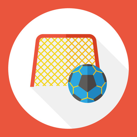 sport soccer flat iconのイラスト素材