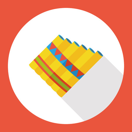 flute music instrument flat iconのイラスト素材