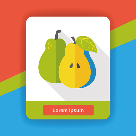 guava fruits flat iconのイラスト素材