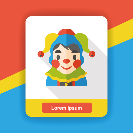 crown character flat iconのイラスト素材