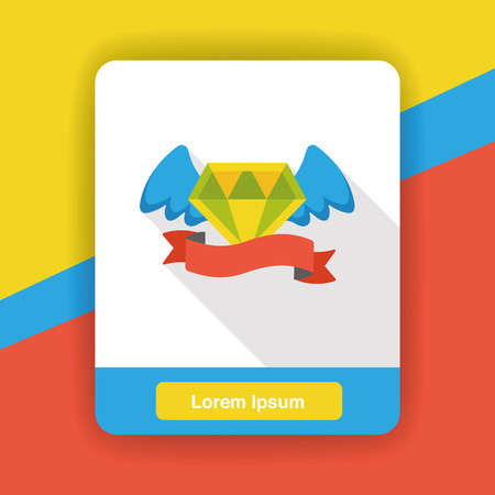 award trophy medal flat iconのイラスト素材
