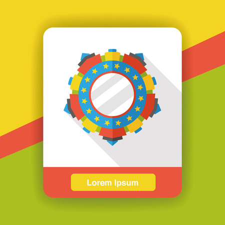 award trophy medal flat iconのイラスト素材