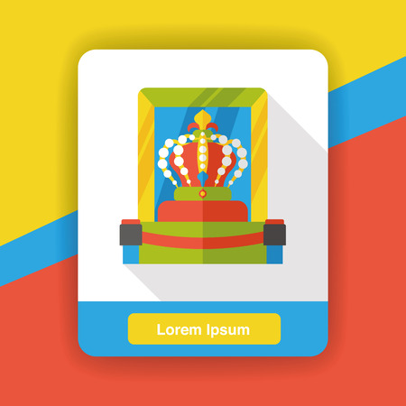 draw painting flat iconのイラスト素材
