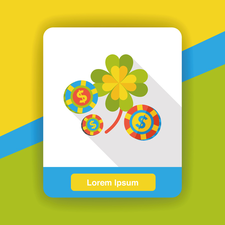 casino money flat iconのイラスト素材