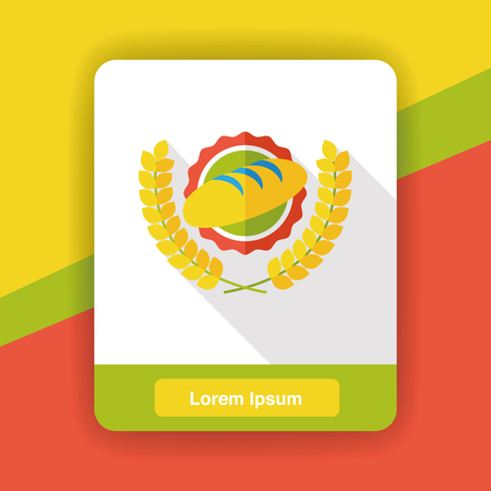 restaurant sign flat iconのイラスト素材