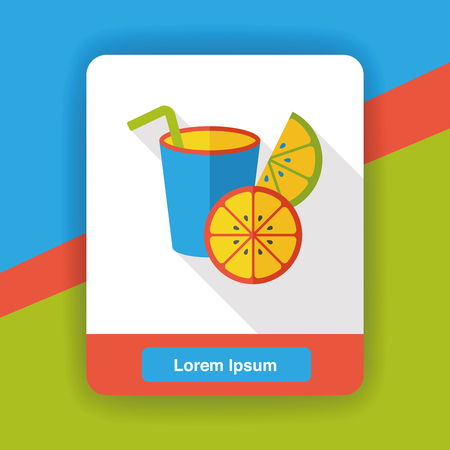 drink beverage flat iconのイラスト素材