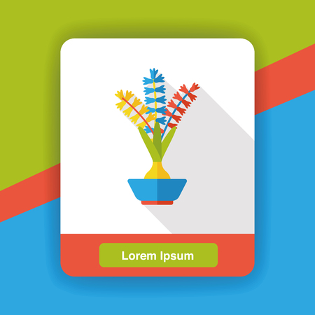 gardening plant flat iconのイラスト素材
