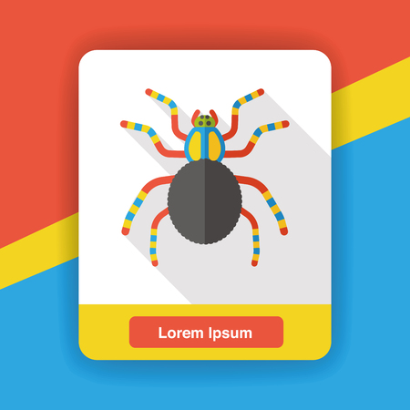 insect bug flat iconのイラスト素材
