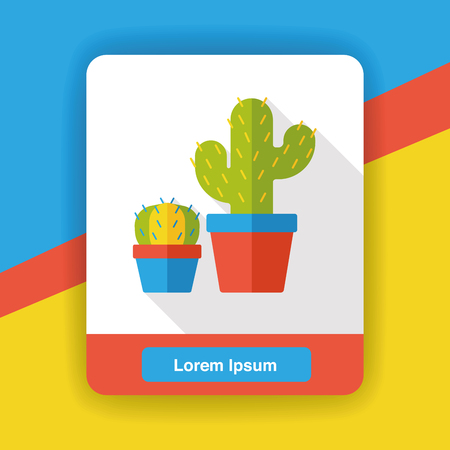 gardening plant flat iconのイラスト素材