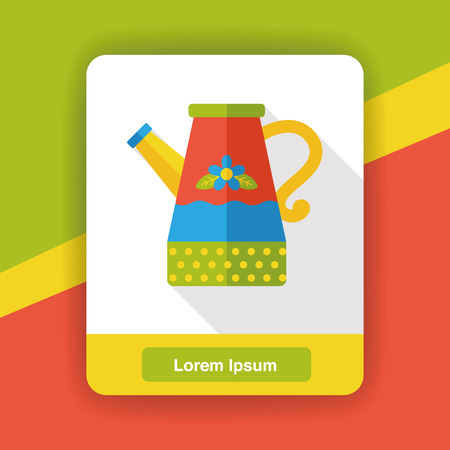 gardening plant waterer iconのイラスト素材