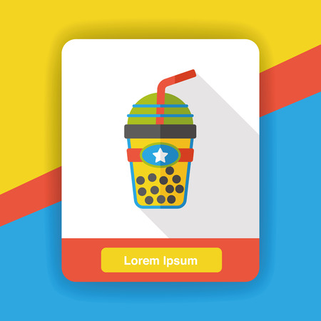 drink beverage flat iconのイラスト素材