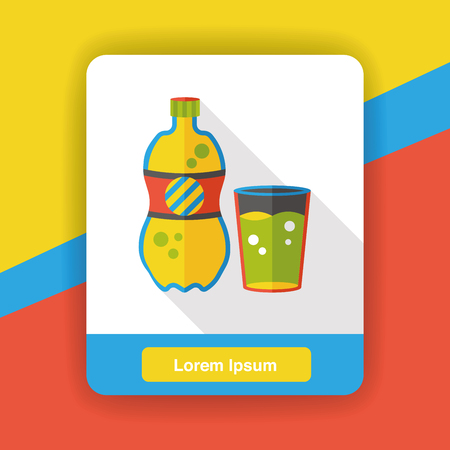 drink beverage flat iconのイラスト素材