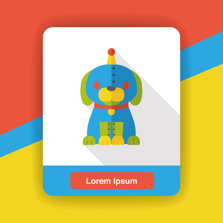 machine robot flat iconのイラスト素材