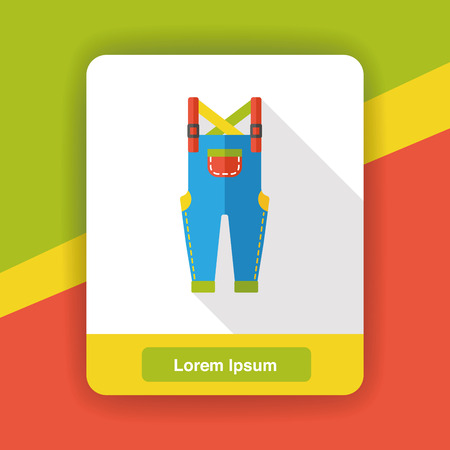 garden clothes flat iconのイラスト素材