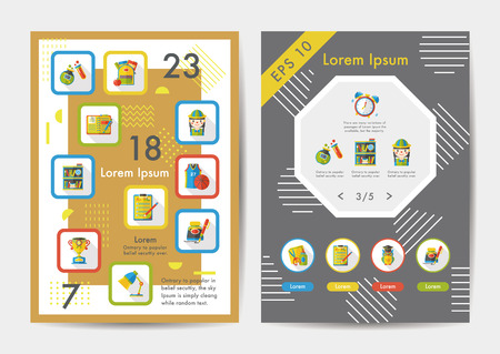 School icons set with long shadow,eps10のイラスト素材