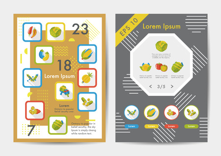 Vegetable icons set with long shadow,eps10のイラスト素材