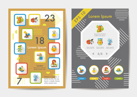Halloween icons set with long shadow,eps10のイラスト素材