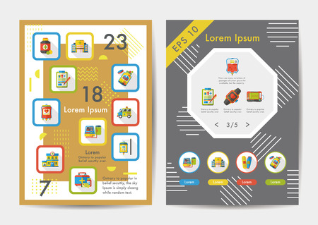 Hospital icons set with long shadow,eps10のイラスト素材