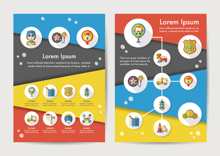 Traffic icons set with long shadow,eps10のイラスト素材