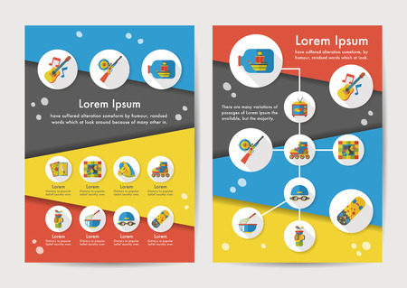 Hobby icons set with long shadow,eps10のイラスト素材