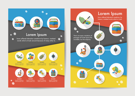 Fishing icons set with long shadow,eps10のイラスト素材
