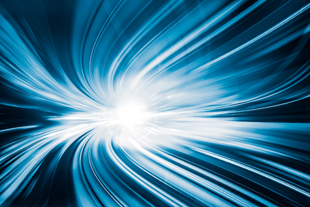 Motion speed  illustration effect with city in backgroundの写真素材