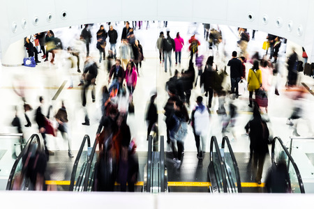Bokeh shopping mall backgroundの写真素材