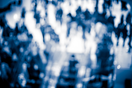 Bokeh shopping mall backgroundの写真素材